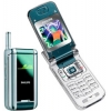 PHILIPS 639 SURPRISING GREEN (900/1800, SHELL, LCD 128X128@64K+OLED 80X48, GPRS, внеш.ант, MMS, LI-ION 600MAH,75г)