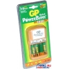 Зарядное уст-во GP <GPKB34PGS180-C4> POWERBANK QUICK (NIMH/NICD, AA/AAA) +4шт. аккум.