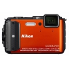 Фотоаппарат Nikon CoolPix AW130 оранжевый 16Mpix Zoom5x 3" 1080p 473Mb SDXC CMOS IS opt+el 1minF HDMI/KPr/DPr/WPr/WiFi/GPS/EN-EL12 (VNA842E1)