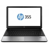 Ноутбук HP 355 G2 A8 6410/4Gb/1Tb/DVD-RW/AMD Radeon R5 M240 2Gb/15.6"/SVA/HD (1366x768)/Windows 8.1 64/silver/WiFi/BT/Cam/2620mAh (J4U22ES)