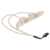 Планка в сист. блок на 2 USB 2.0, Gembird (CCUSBRECEPTACLE)