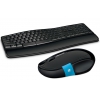 Клавиатура + мышь Microsoft (L3V-00017) клав:черный мышь:черный/синий USB беспроводная