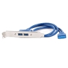 Планка в сист/ блок 2xUSB 3.0/20pin мат.платы Gembird (CC-USB3-RECEPTACLE)