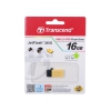 Внешний накопитель 16GB USB Drive <USB 2.0> Transcend 380, Gold Plated (TS16GJF380G)