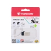 Внешний накопитель 16GB USB Drive <USB 2.0> Transcend 380, Silver Plated (TS16GJF380S)