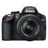 Зеркальный Фотоаппарат Nikon D3200 черный 24.2Mpix AF-S DX 18-55mm f/3.5-5.6G VR II / 55-200 VRII 3" 1080p Full HD SDXC Li-ion (с объективом) (VBA330KR15)