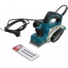 Makita <KP0800X1> Электрорубанок (620W, 17000 об/мин, глубина 2.5 мм, ширина 82  мм, набор ножей)