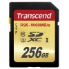 Флеш карта SDXC 256Gb Class10 Transcend TS256GSDU3 w/o adapter