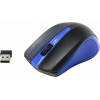 Мышь Oklick 485MW черный/синий оптическая (1200dpi) беспроводная USB (2but) (MO-353)