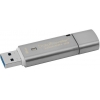 Флеш Диск Kingston 8Gb DataTraveler Locker G3 DTLPG3/8GB USB3.0 серебристый