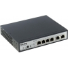 D-Link <DES-1100-06MP /A1A> Управляемый коммутатор (4UTP 100Mbps PoE +  2UTP 1000Mbps)