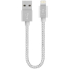 Кабель USB2.0 Belkin F8J144DS06INSLV USB A (m)/Lightning 0.15м