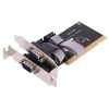 Контроллер ORIENT XWT-PS050V2LP, PCI to COM 2-port Low Profile (WCH CH351) oem (29950)