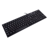 Клавиатура SVEN Standard 304  USB+HUB чёрная, 104 клавиши, встроенный USB hub, классическая раскладка, красная кириллица (SV-03100304UB)