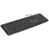 Клавиатура Gembird KB-8320-BL, черный, PS/2, 104 клавиши