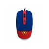 Мышь CBR CM833 Superman, оптика, встроенное Вибро (вибрация на нажатие левой/правой кнопки, массаж кисти, таймер вибро 1 раз в час), принт, 3200dpi, U (CM 833 Superman)