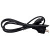 Кабель питания для ноутбуков Telecom 1.8m, 3-pin, с заземлением, 220V (Европейский стандарт)  TP022-IEC320-C5/SHM-1.8-BK