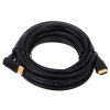Кабель HDMI (19M-19M DownAngled), GoldPlated, 5m г-образый