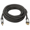 Кабель HDMI (19M-19M), Nylon, GoldPlated, 5m