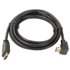Кабель HDMI (19M-19M UpAngled), GoldPlated, 2m г-образый