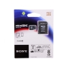 Карта памяти MicroSDHC 8GB Sony Class 10 + адаптер (SR8NYAT)