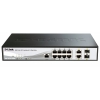 Коммутатор D-Link DES-1210-10/ME/B2A Управляемый коммутатор 2 уровня с 8 портами 10/100Base-TX и 2 комбо-портами 100/1000Base-T/SFP