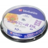 Диск DVD+R Verbatim 8.5Gb 8x Cake Box (10шт) Double Layer (43818)