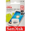 Флеш карта microSDHC 32Gb Class10 Sandisk SDSQUNB-032G-GN3MN Ultra w/o adapter