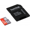 SanDisk Ultra <SDSQUNC-016G-GN6MA> microSDHC Memory Card 16Gb UHS-I U1 Class10 +  microSD--> SD Adapter