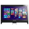 Моноблок Lenovo C260 19.5" HD+ Cel J1800 (2.41)/4Gb/500Gb/HDG/DVDRW/CR/Free DOS/Eth/WiFi/клавиатура/мышь/Cam/черный 1600x900 (57331758)