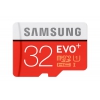 Карта памяти MicroSDHC 32GB Samsung EVO Plus Class 10 UHS-I + SD адаптер (read speed up to 80MB/s, write speed up to 20MB/s) (MB-MC32DA/RU)