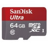 Флеш карта microSDXC 64Gb Class10 Sandisk SDSQUNC-064G-GN6MA Ultra 80 + adapter