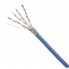 Кабель информационный Panduit PFZ6X04BU-CED кат.6А F/UTP общий экран 4X2X23AWG LSZH внутренний 500м синий