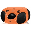 Аудиомагнитола BBK BX110U оранжевый/черный 3.6Вт/CD/CDRW/MP3/FM(an)/USB