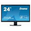 Монитор Iiyama 24" ProLite E2483HS-B1 черный TN+film LED 2ms 16:9 DVI HDMI M/M матовая 250cd 1920x1080 D-Sub FHD 3.4кг