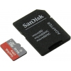 SanDisk Ultra <SDSQUNC-064G-GN6IA> microSDXC Memory Card 64Gb UHS-I U1 Class10 +  microSD-->  SD  Adapter