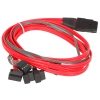 Кабель SAS SFF8087 - 4xSATA +SB, 50cm (MS36-4SATAU8P-050B-S) SFF8087 -to- 4xSATA +SideBand(SFF8448), 50cм.(analog CBL-0237L)