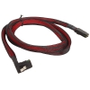 Кабель SAS SFF8087(угловой) - SFF8087(прямой), 100cm  (YS23-MSAS-018-11) разъемы SFF8087(угловой) -to- SFF8087, 100cм.