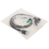 Кабель SAS SFF8643(прямой) - 4 * SATA (прямой)+SB, 85cm  (MSHD43-4C-8P-085M/RH) разъемы SFF8643 -to- 4*SATA +SB(SFF8448), 85cм.