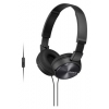 Гарнитура накладные Sony MDR-ZX310AP 1.2м черный проводные (оголовье) (MDRZX310APB.CE7)