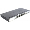Коммутатор D-Link DES-3200-28P/C1A Управляемый коммутатор 2 уровня с 24 портами 10/100Base-TX, 2 портами 10/100/1000Base-T и 2 комбо-портами 100/1000B