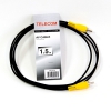 Кабель соединительный RCA (M) - RCA (M) черный 1,5m, Telecom  TAV4158-1.5M