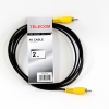Кабель соединительный RCA (M) - RCA (M) черный 2m, Telecom  TAV4158-2M