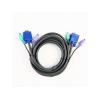 Кабель ATEN KVM Cable 2L-1005P/C Кабель для KVM: 2*PS/2(m)+DB15(m) (PC) -на- 2*PS/2(m)+DB15(f) (KVM), 5м