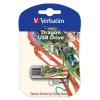 Флеш Диск Verbatim 16Gb Mini Tattoo Dragon 49888 USB2.0 белый/рисунок