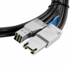 Кабель LSI CBL-SFF8644-8088-20M  (LSI00337) длина 2м,наконечники: SFF8644(контроллер)-SFF8088(внеш.устройство)