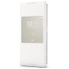 Чехол (флип-кейс) Sony для Sony Xperia Z5 SCR42 белый (SCR42 WHITE)