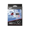 Карта памяти MicroSDHC 32GB Samsung PRO Plus Class 10 / U3 (UHS-I) + SD адаптер (read speed up to 95MB/s, write speed up to 90MB/s) (MB-MD32DA/RU)