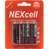 Nexcell (R6P) Size"AA", 1.5V, солевый <уп.  4 шт>