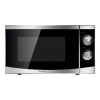 Микроволновая печь 20L GRILL SILVER MG2080MY Rolsen 20 л, механика, гриль, лицевая панель нержавеющая сталь, серебряная